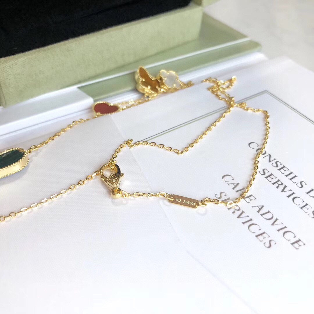 [Liorra]LUCKY SPRING 4 MOTIFS Liorra GOLD NECKLACE