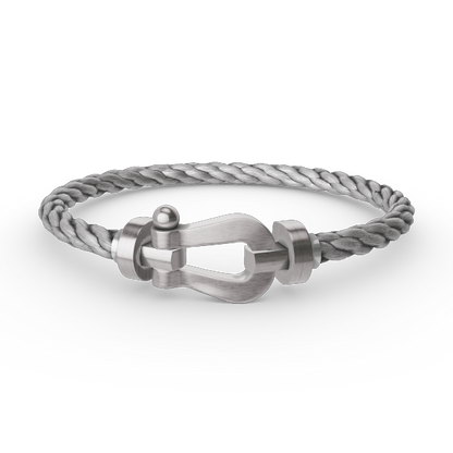 [Liorra]FORCE LARGE HORSESHOE NO DIAMOND BRACELET SILVER