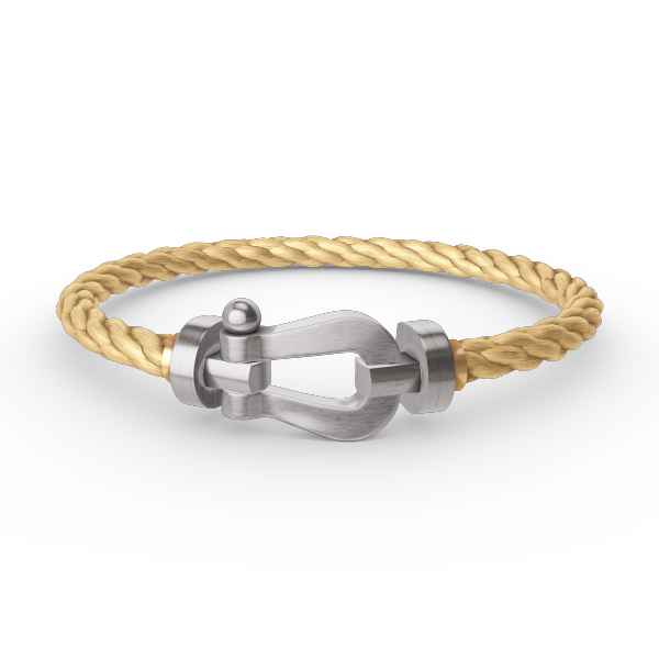 [Liorra]FORCE LARGE HORSESHOE NO DIAMOND BRACELET SILVER