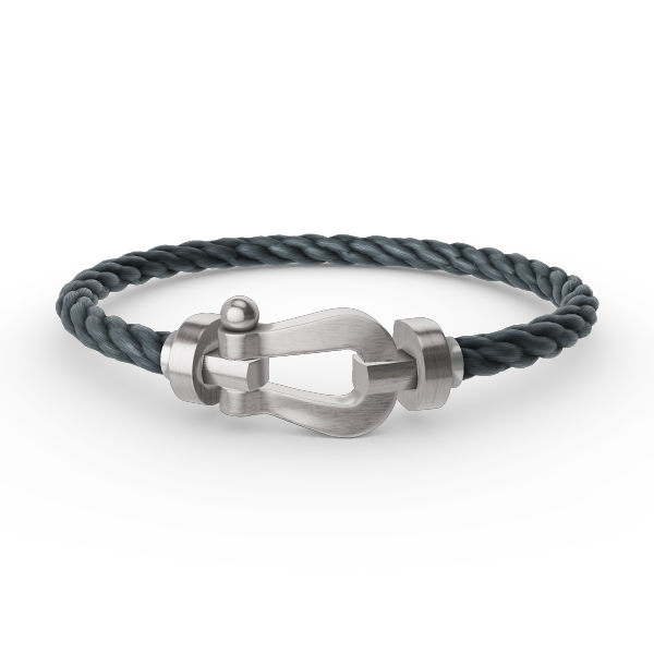 [Liorra]FORCE LARGE HORSESHOE NO DIAMOND BRACELET SILVER