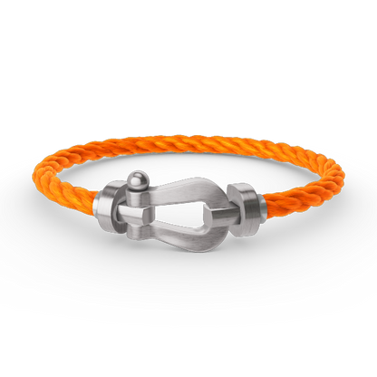 [Liorra]FORCE LARGE HORSESHOE NO DIAMOND BRACELET SILVER