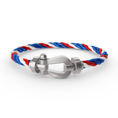 [Liorra]FORCE LARGE HORSESHOE NO DIAMOND BRACELET SILVER