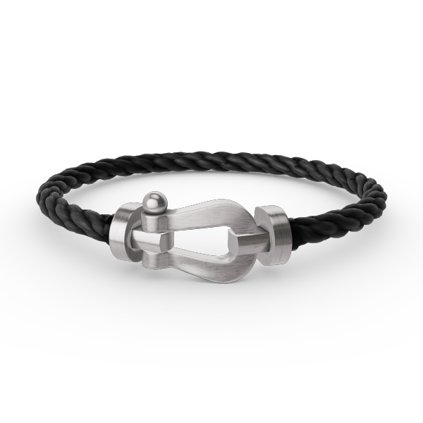 [Liorra]FORCE LARGE HORSESHOE NO DIAMOND BRACELET SILVER