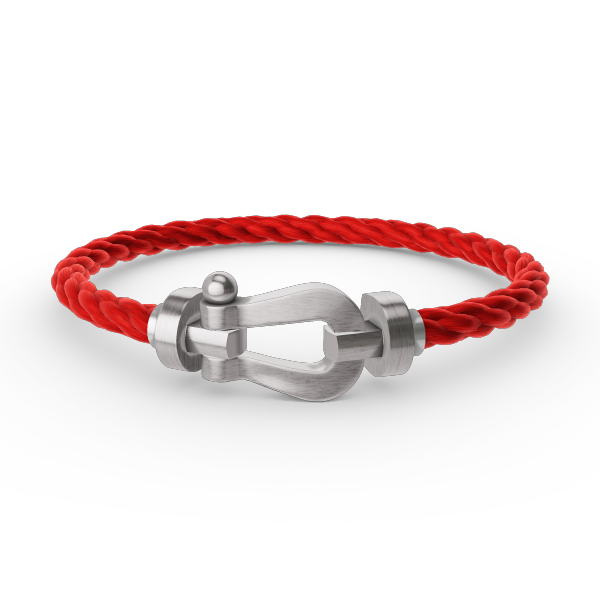 [Liorra]FORCE LARGE HORSESHOE NO DIAMOND BRACELET SILVER