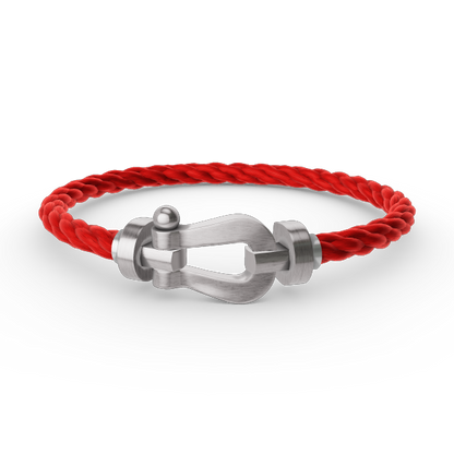 [Liorra]FORCE LARGE HORSESHOE NO DIAMOND BRACELET SILVER
