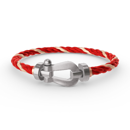[Liorra]FORCE LARGE HORSESHOE NO DIAMOND BRACELET SILVER