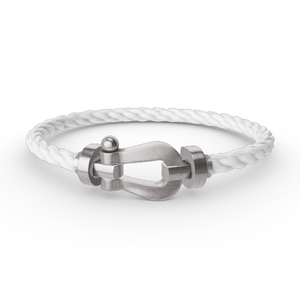 [Liorra]FORCE LARGE HORSESHOE NO DIAMOND BRACELET SILVER