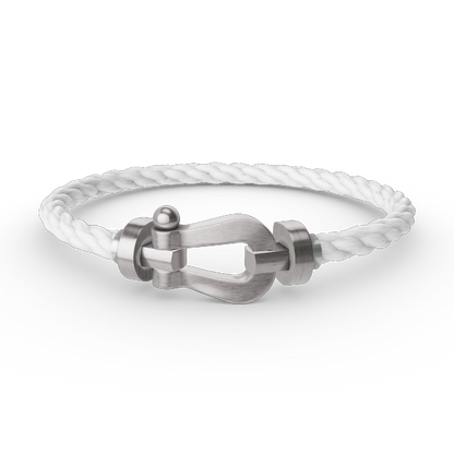 [Liorra]FORCE LARGE HORSESHOE NO DIAMOND BRACELET SILVER