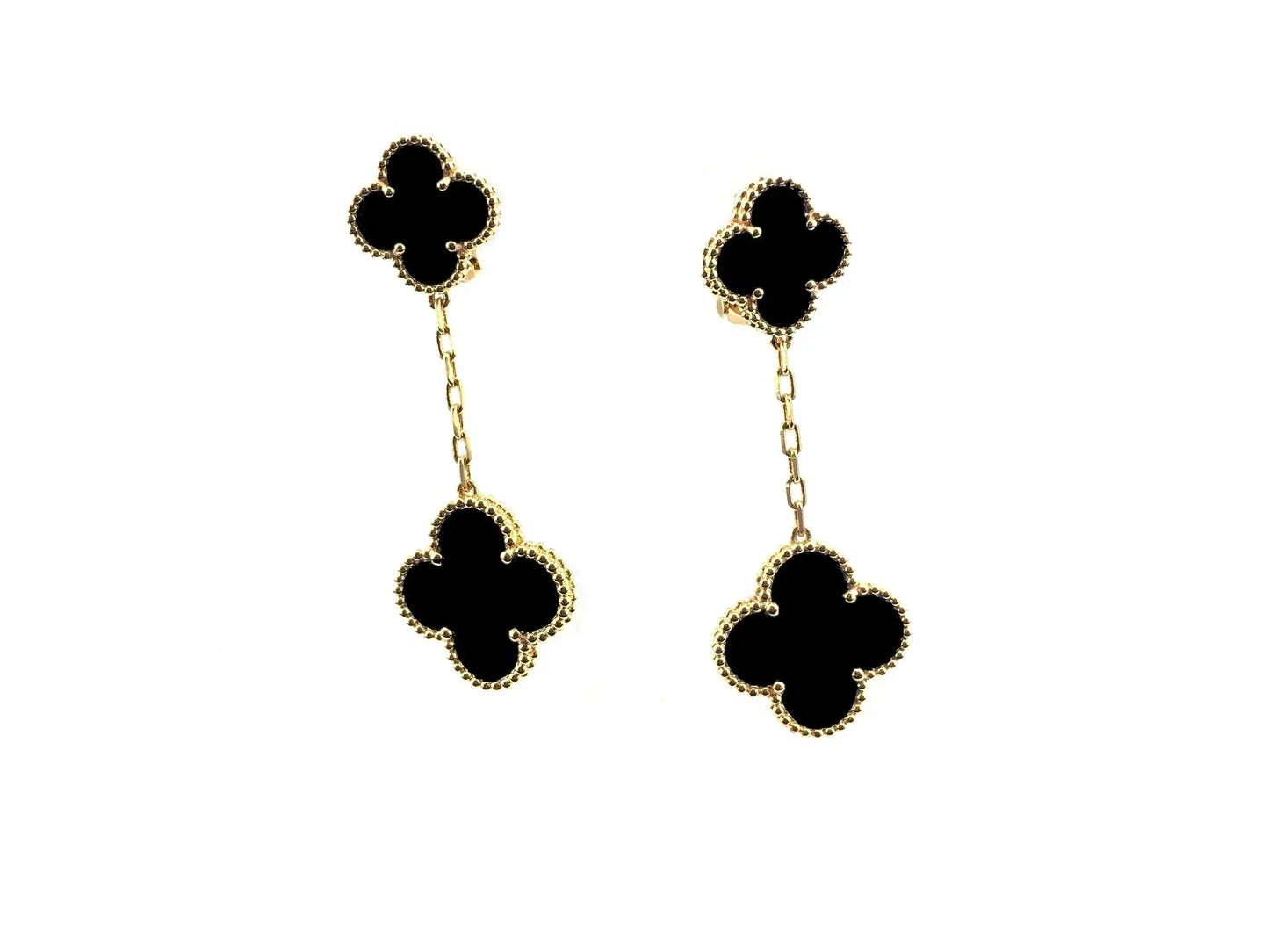 [Liorra]CLOVER 2 MOTIFS  EARRINGS (MULTIPLE CHOICESC