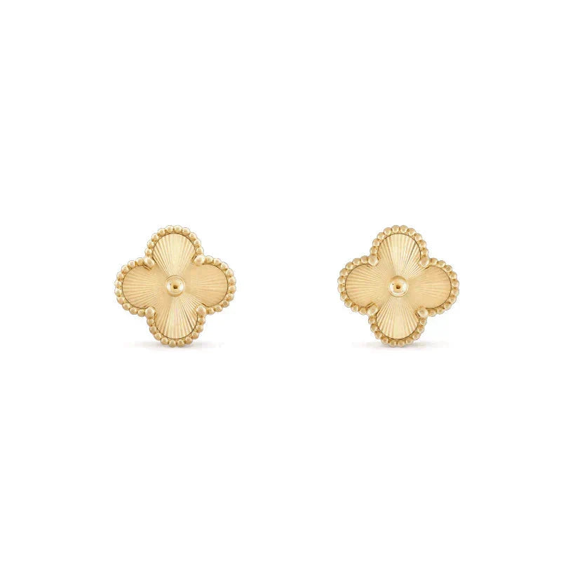 [Liorra]CLOVER MEDIUM 1 MOTIFS LASER EARRINGS