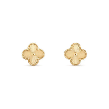 [Liorra]CLOVER MEDIUM 1 MOTIFS LASER EARRINGS